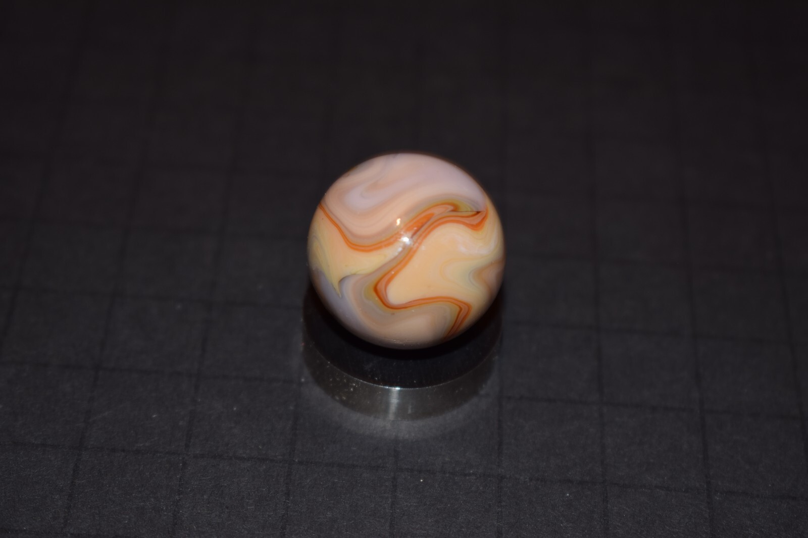 🧐👉HTF JABO classic run swirl collector’s marble, boulder size .953″ MINT👈🧐