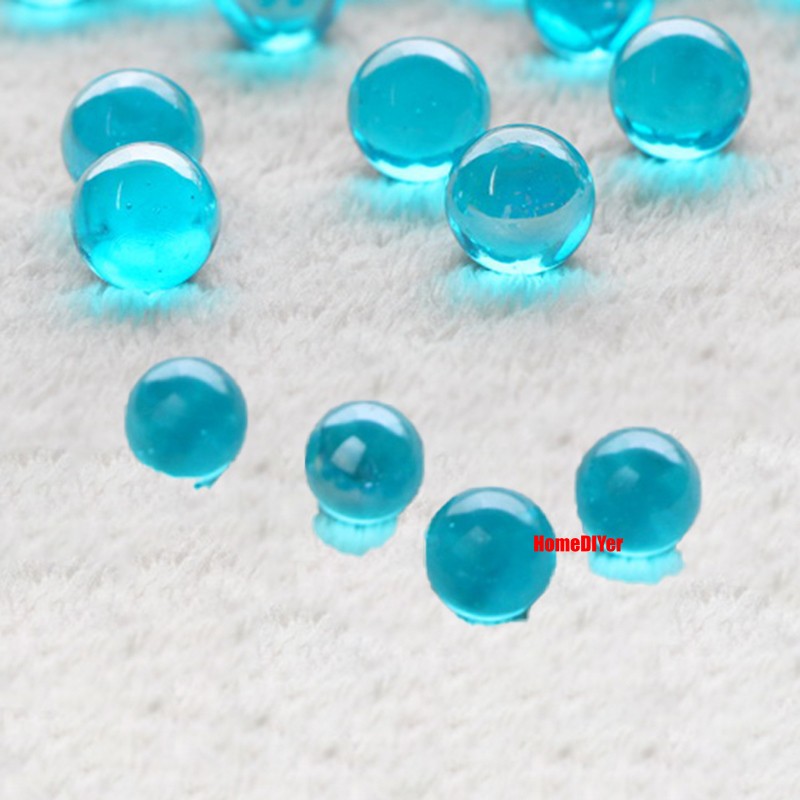14mm-25mm Lake Blue Glass Marbles Traditional Toys Games Craft Decorative Balls