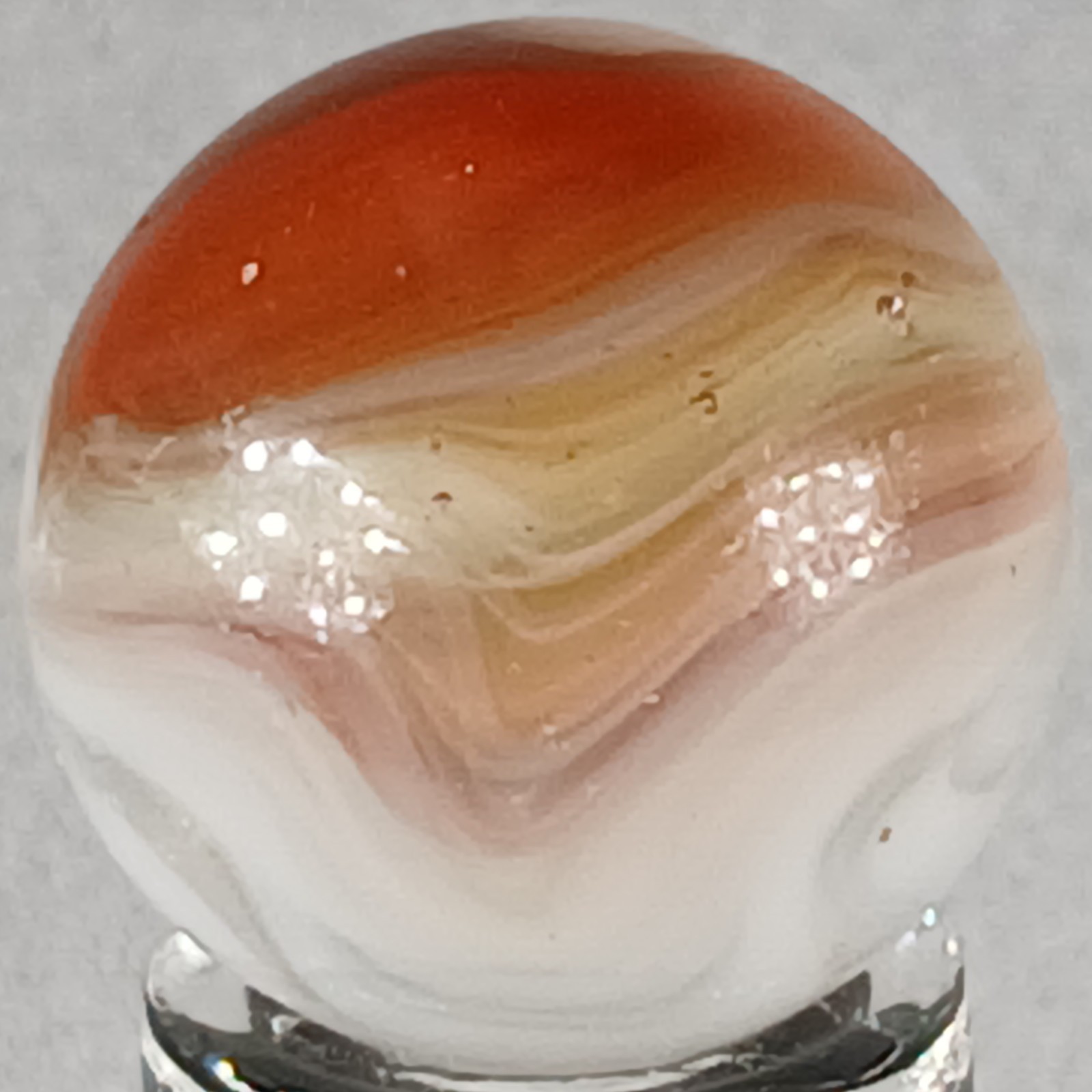 Vintage Vitro Conqueror Marble .61 Inches Near-Mint Condition Combined Shipping