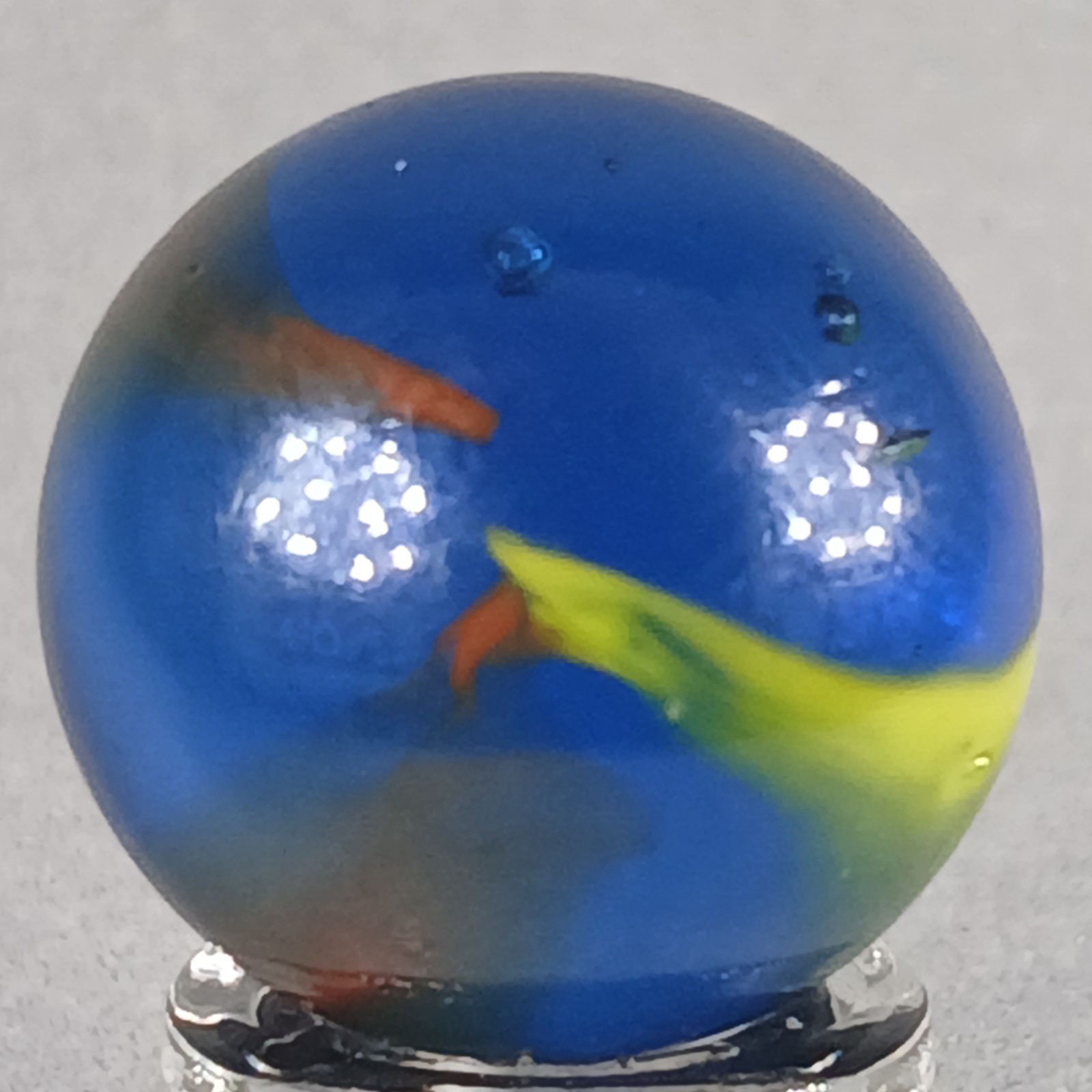 Vacor Iridescent Swirl Marble .62 Inches Near-Mint Condition Combined Shipping