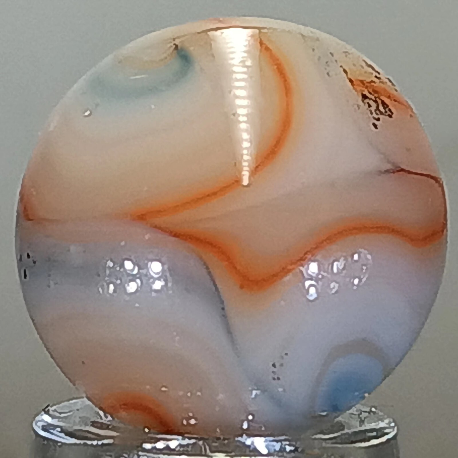 Vintage Champion Swirl Marble .58 Inches Good Condition Combined Shipping