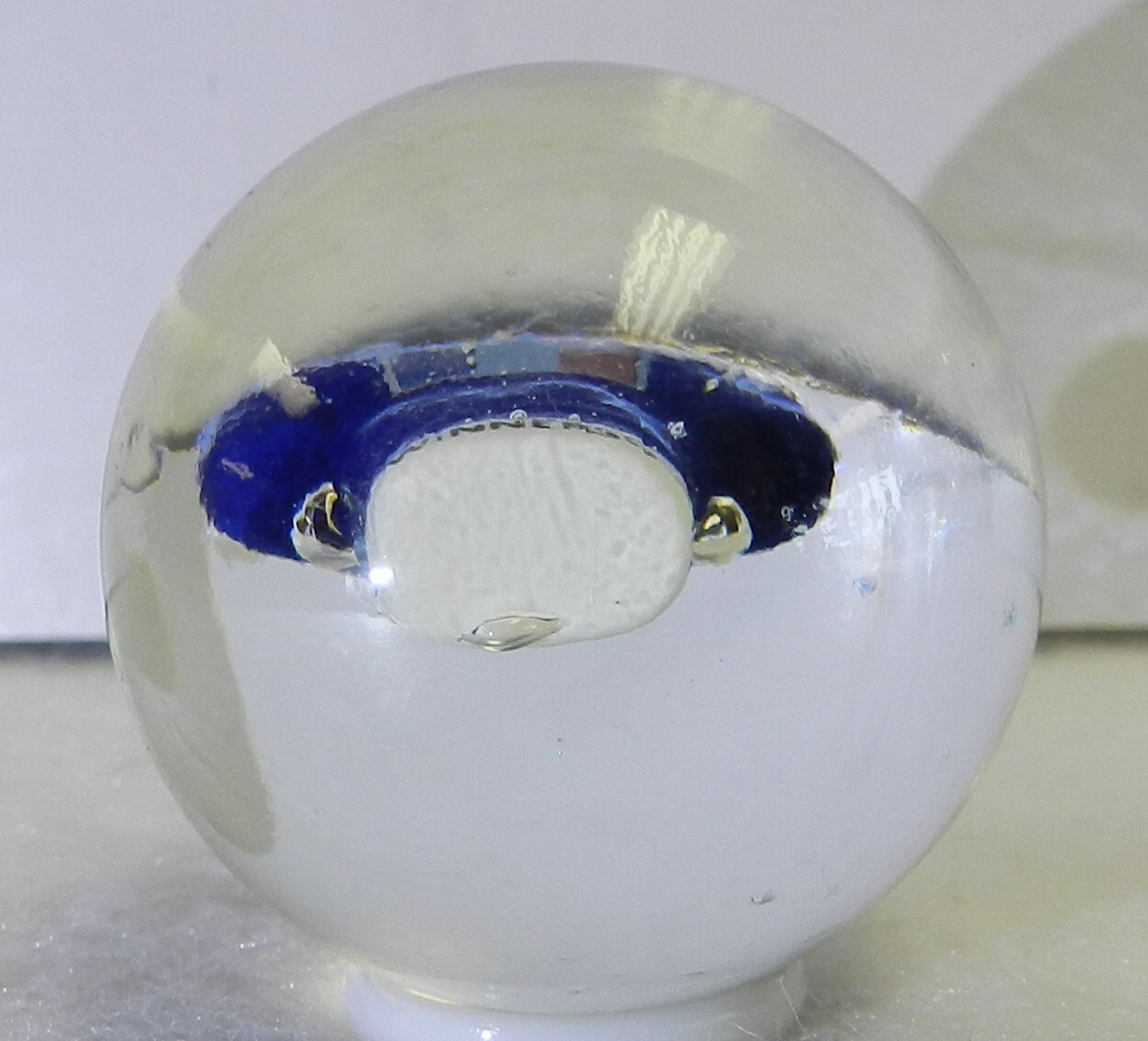 #18192m France Soccer Football Jersey Contemporary Sulphide Marble 1.35 Inches