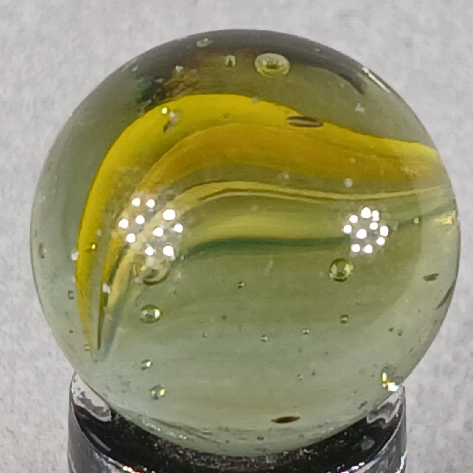 Vintage Imported Cat’s Eye Marble .60 Inches Near-Mint Condition