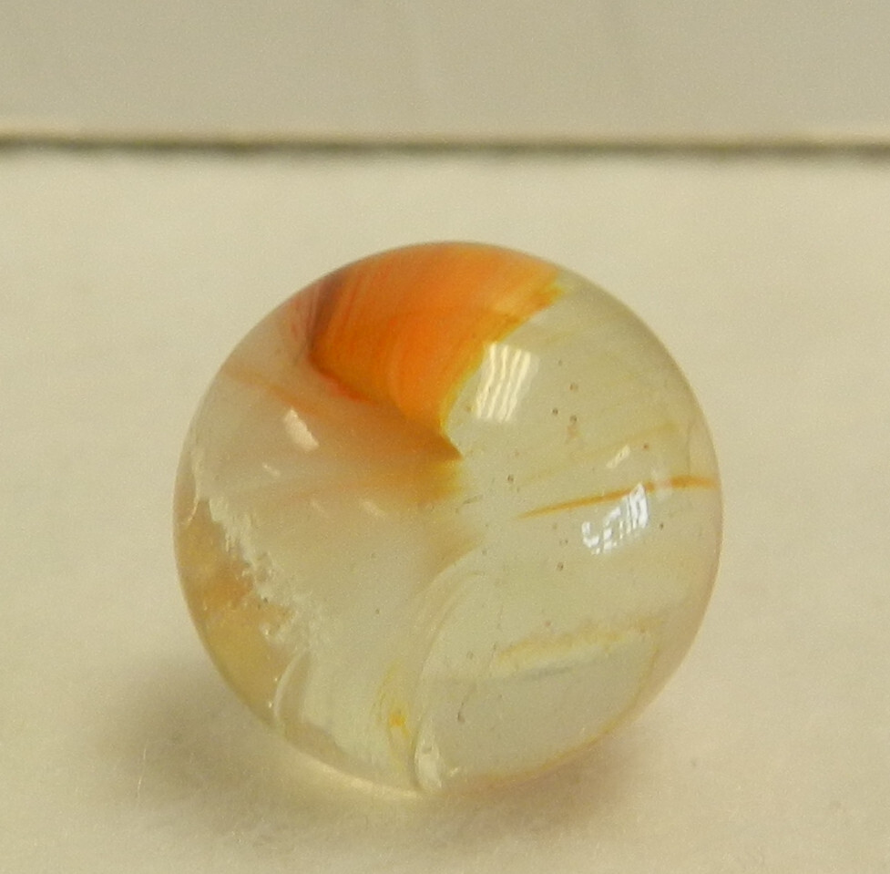 #19302m Vintage Master Marble Master Glass Marble .64 Inches Mint Minus