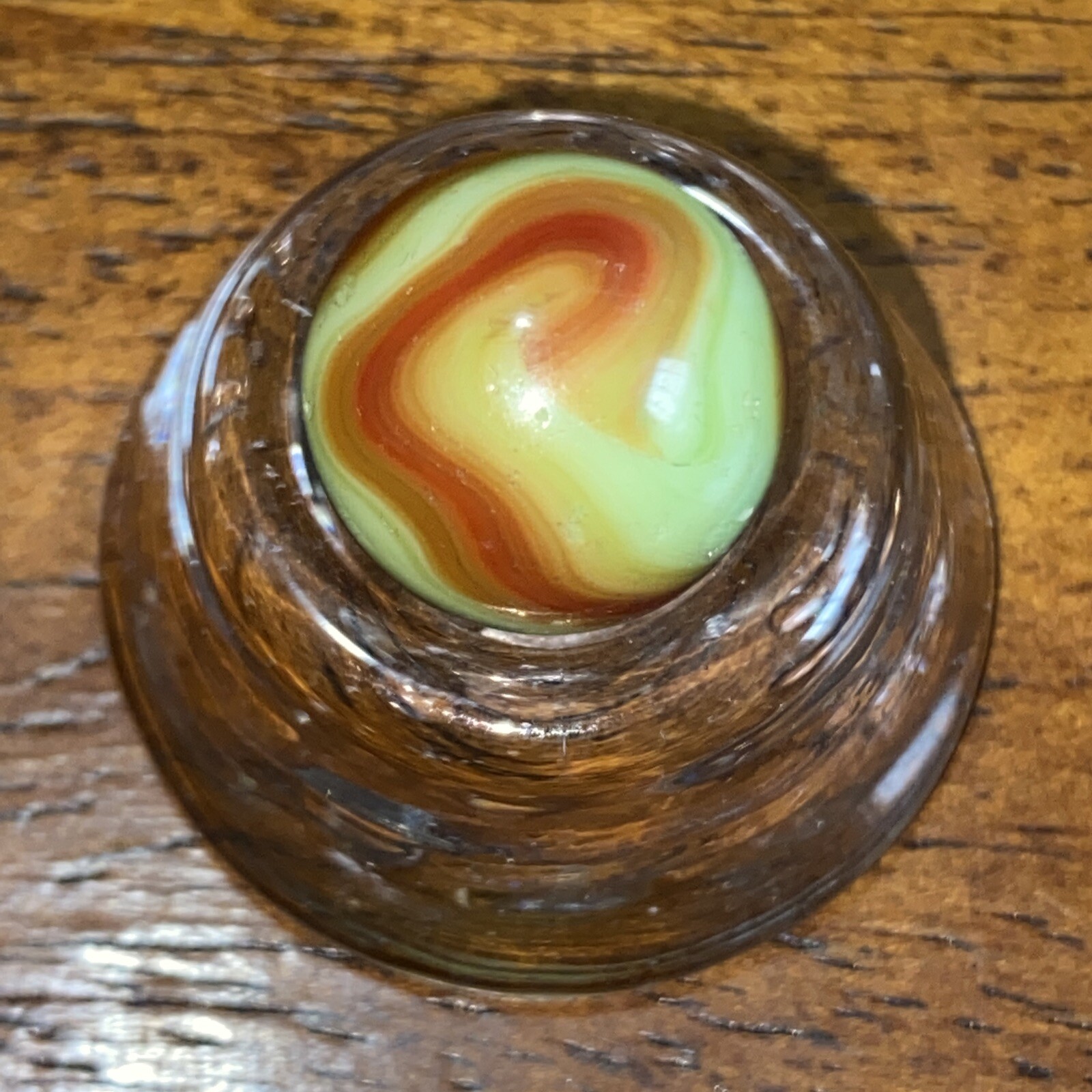 Akro Agate Corkscrew .61” Mint Condition