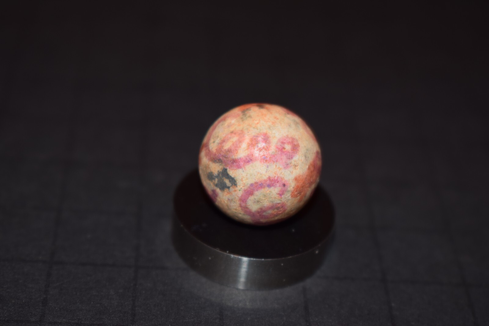 Antique Hand Painted Clay Shooting ⭐Stars Abstract art Marble Size .734″=47/64″