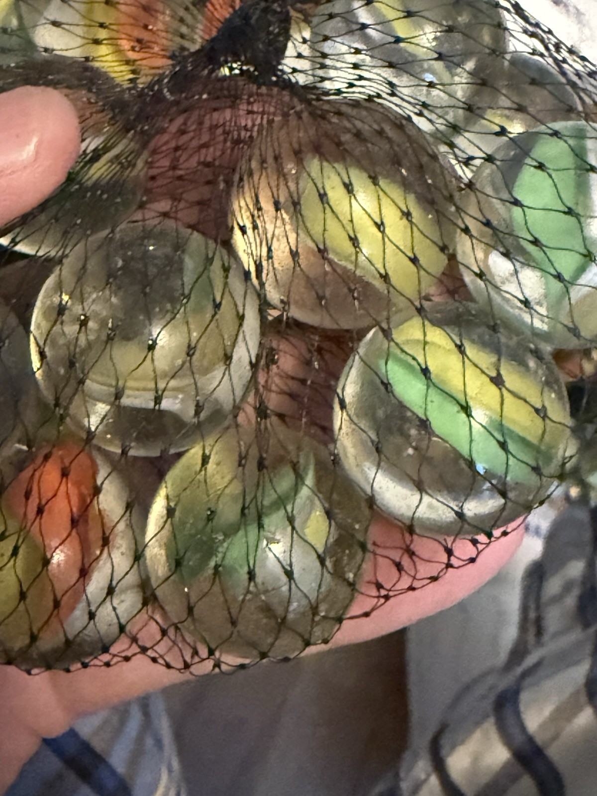 VINTAGE 80’S MARBLES AMAZING COLORS, BAG OF 22