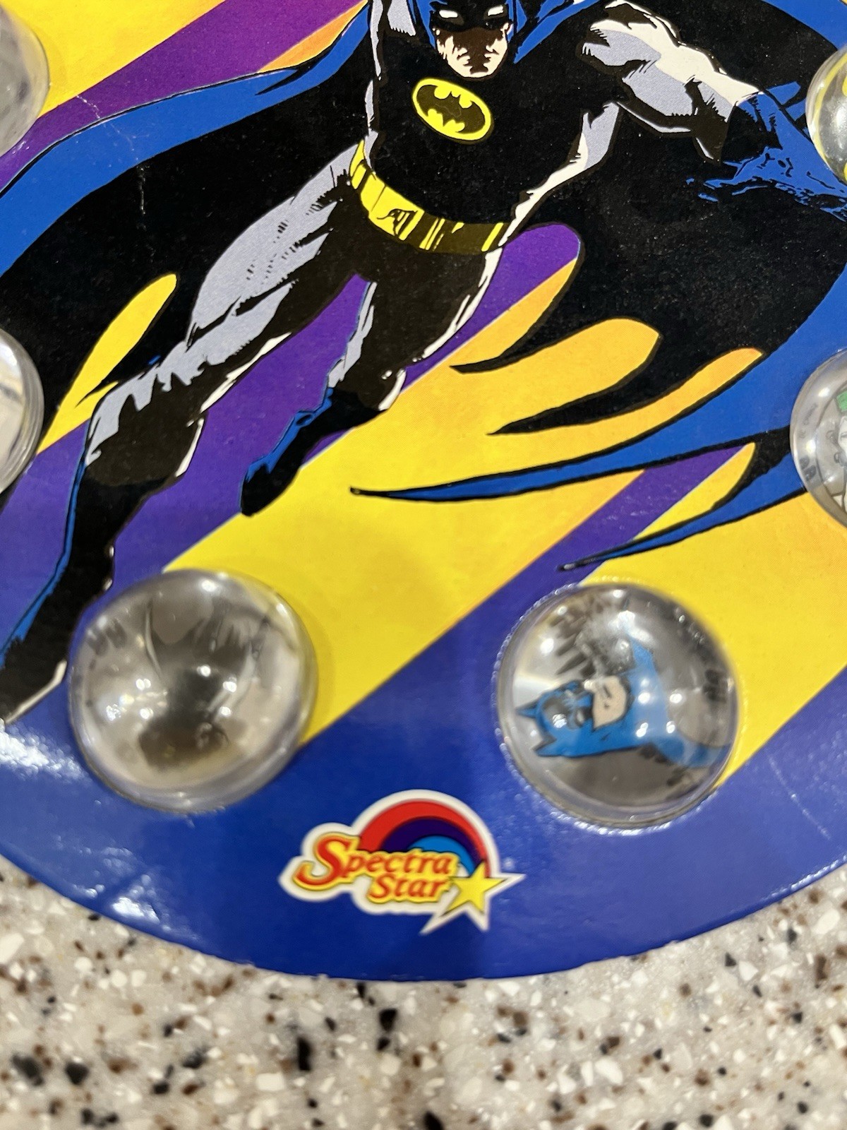 Vintage 1990 Spectra Stars Rad Rollers Action Marbles BATMAN DC Comics Sealed