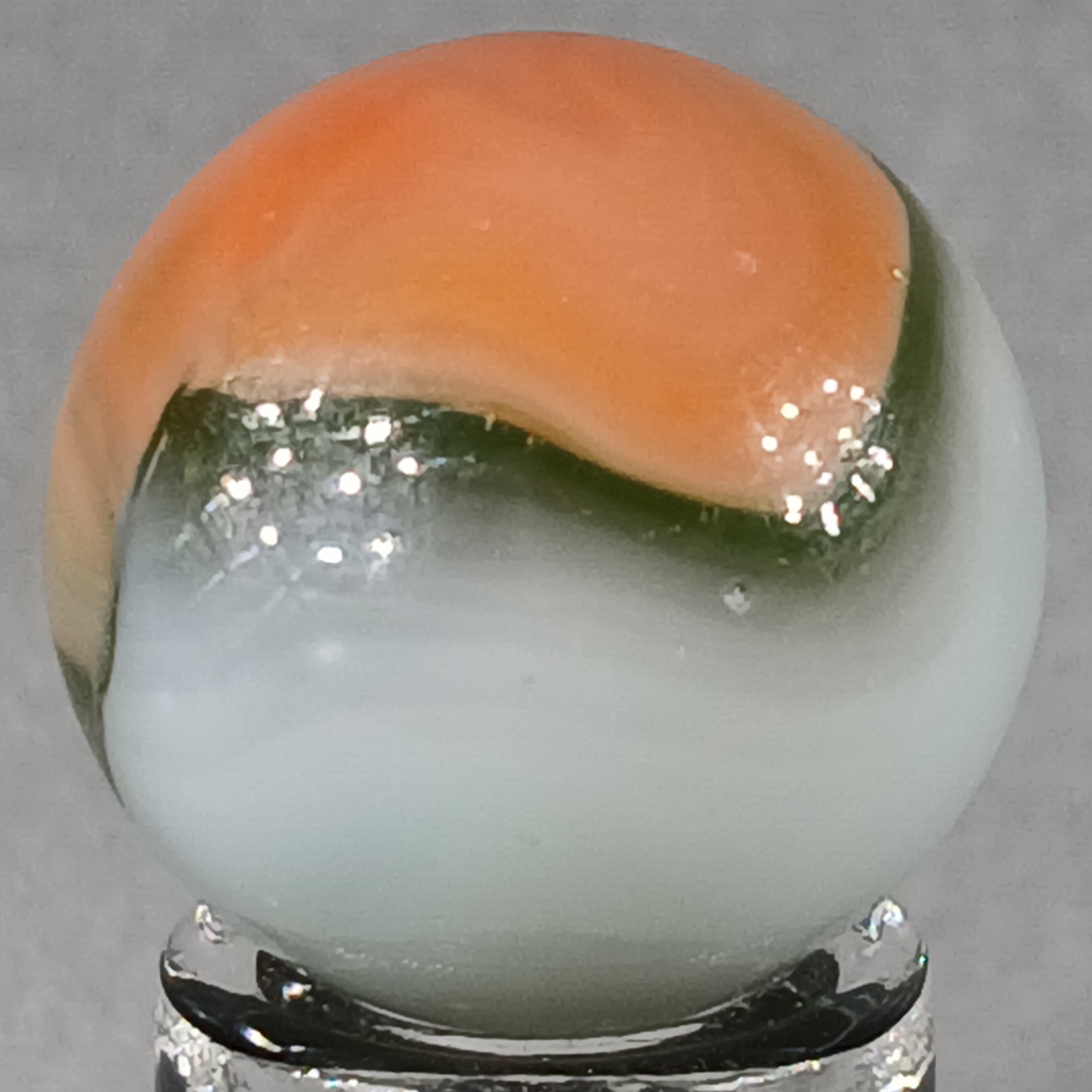 Vintage Vitro Conqueror Marble .60 Inches Near-Mint Condition