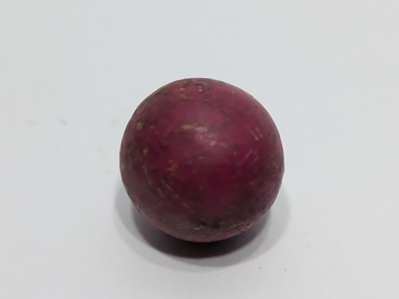 ✨ANTIQUE✨ (Lot Of 2) Multicolor Fired Hard Clay Pottery Marbles ⅜ to ⅝” Wide