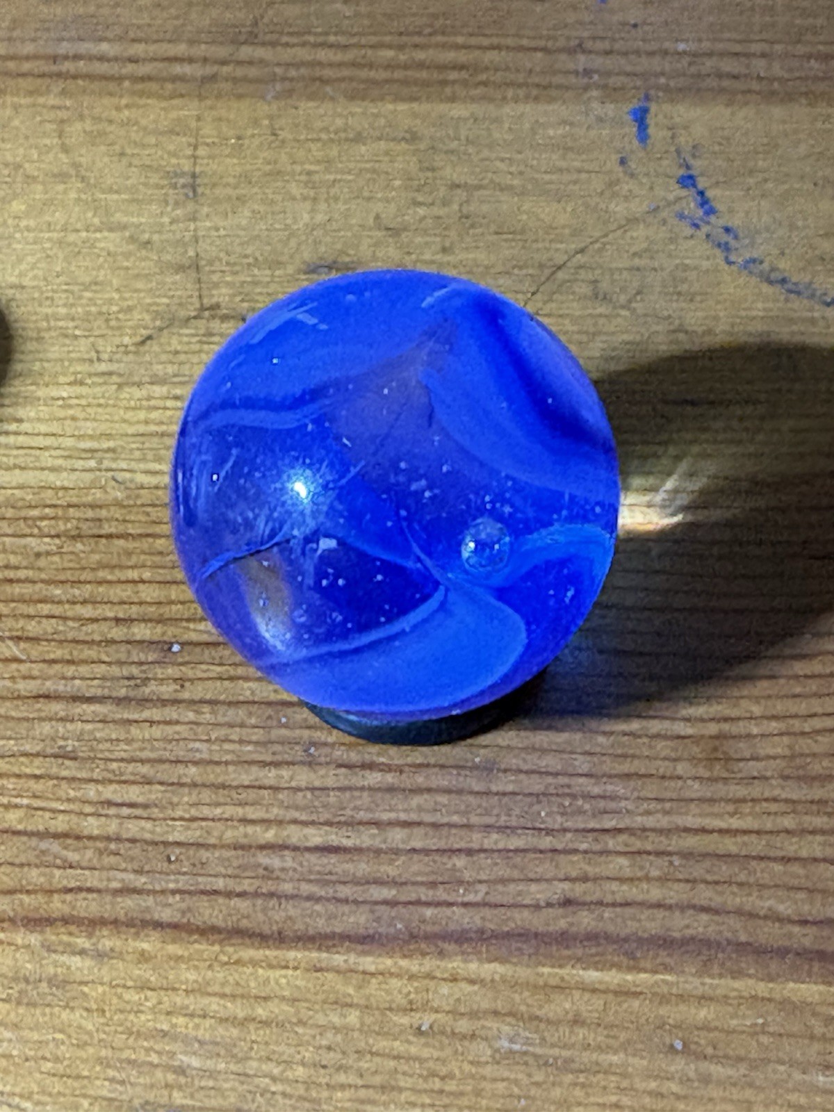 Extremely Rare Vitro Clear Shooter Marbles Lot 3 Ribbon Swirl Glass Collectibles