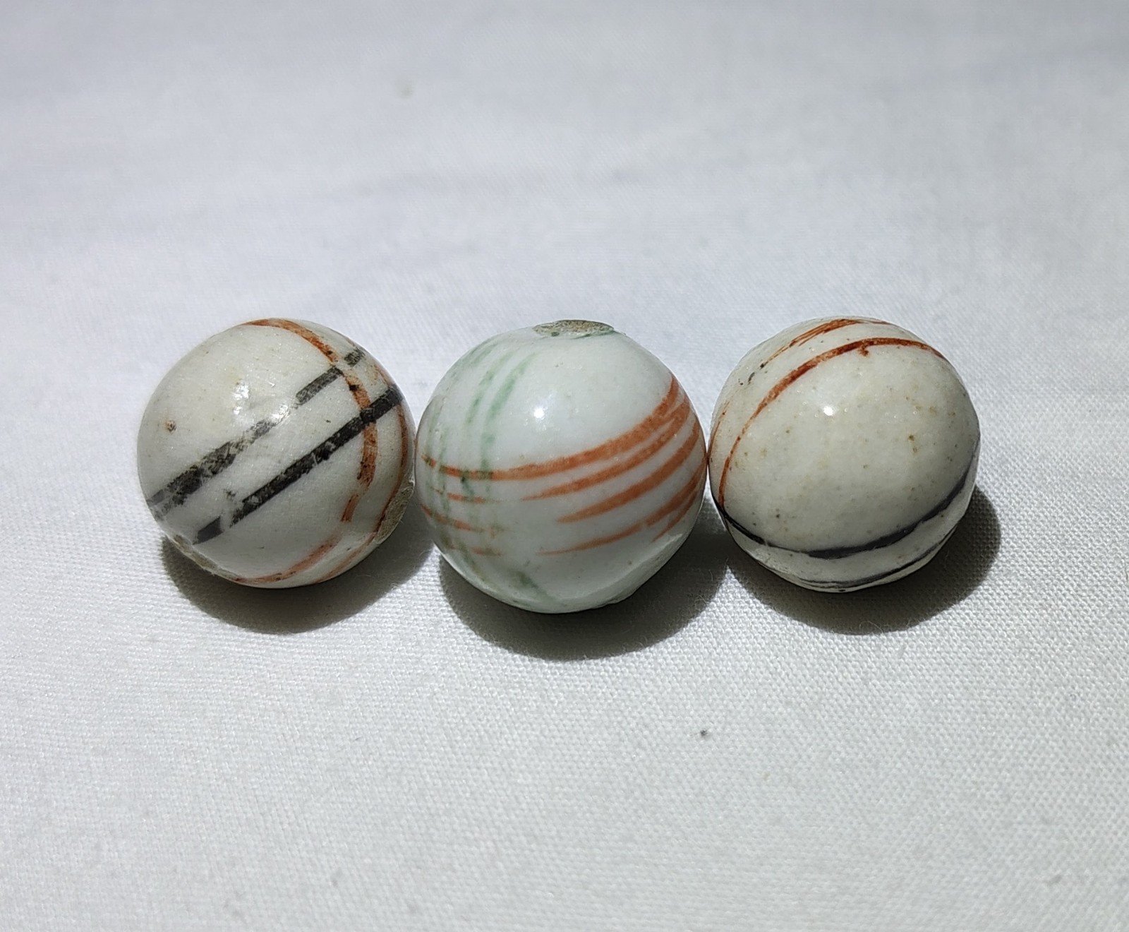 Antique Lot of Clay Marbles and Others