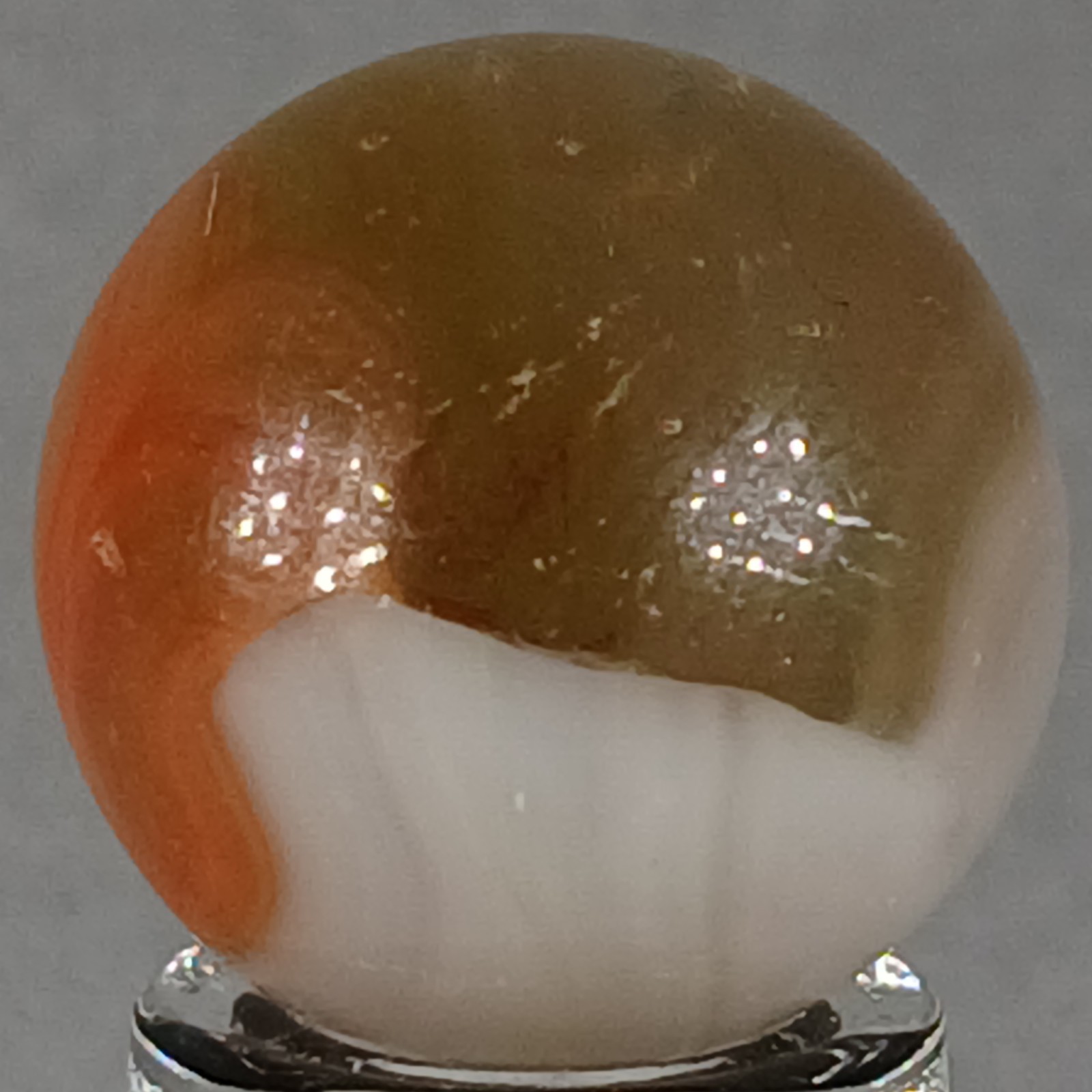 Vintage Vitro Conqueror Marble .61 Inches Near-Mint Condition