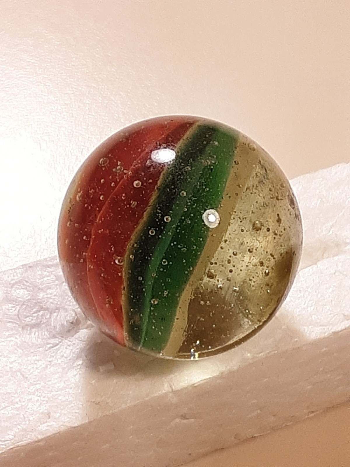Large Cats Eye Shooter Marble tri-color (Item M02)