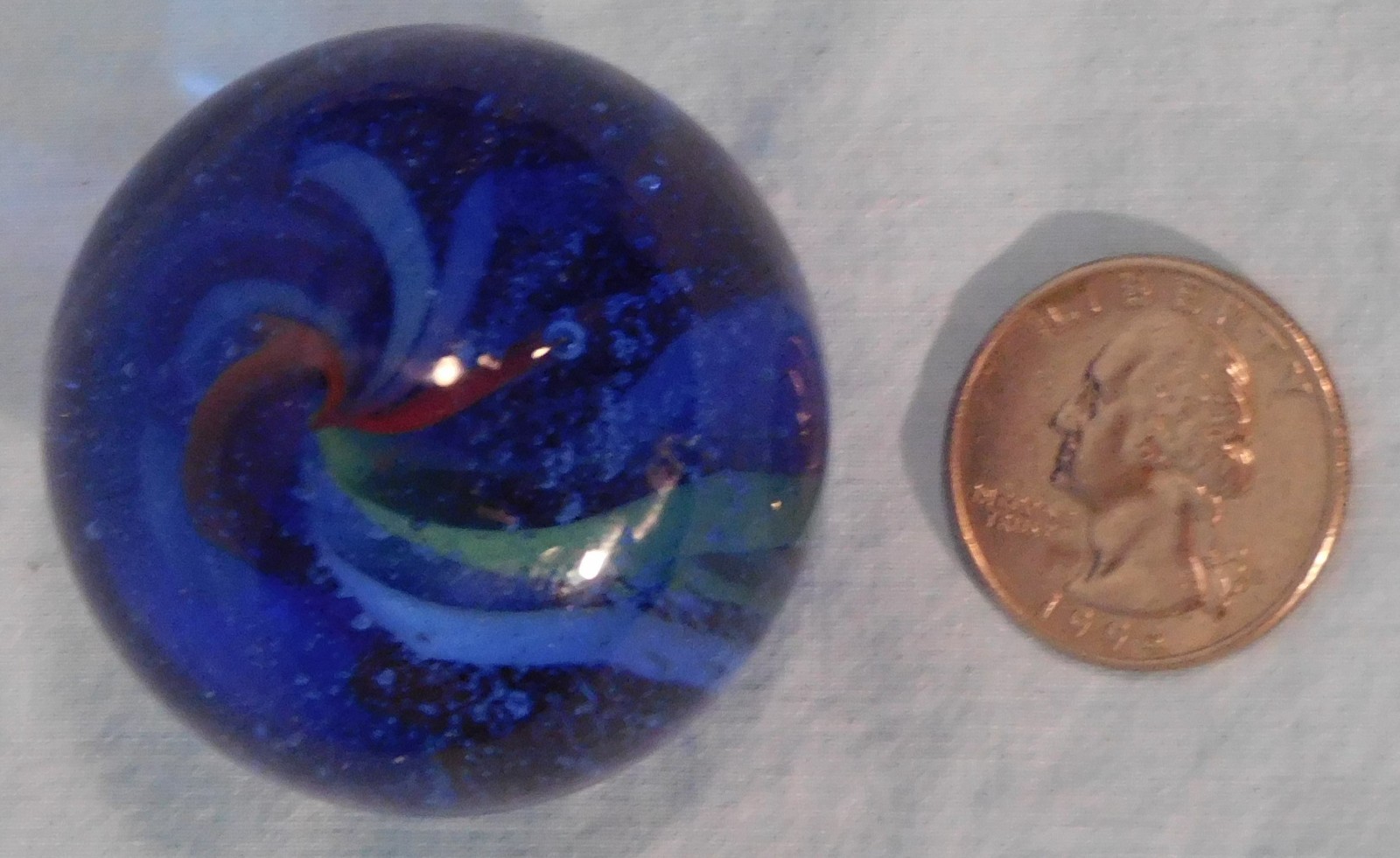 Andy Davis Contemporary Handmade Marble, 1 3/4″ Diameter, #118Z