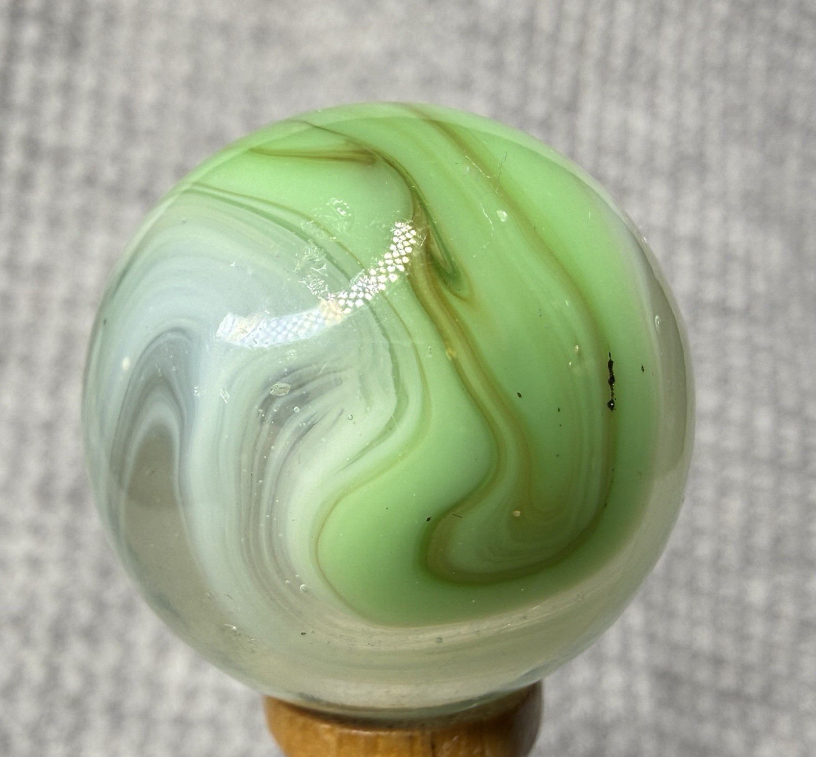 Vitro Agate Conqueror Shooter Boulder Marble .95” NM(+)