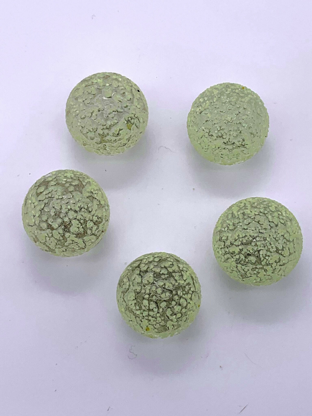 Pack of 10 “Glow-Ball” 16mm (5/8″) Player Marbles Glow in the Dark! Crafts Decor