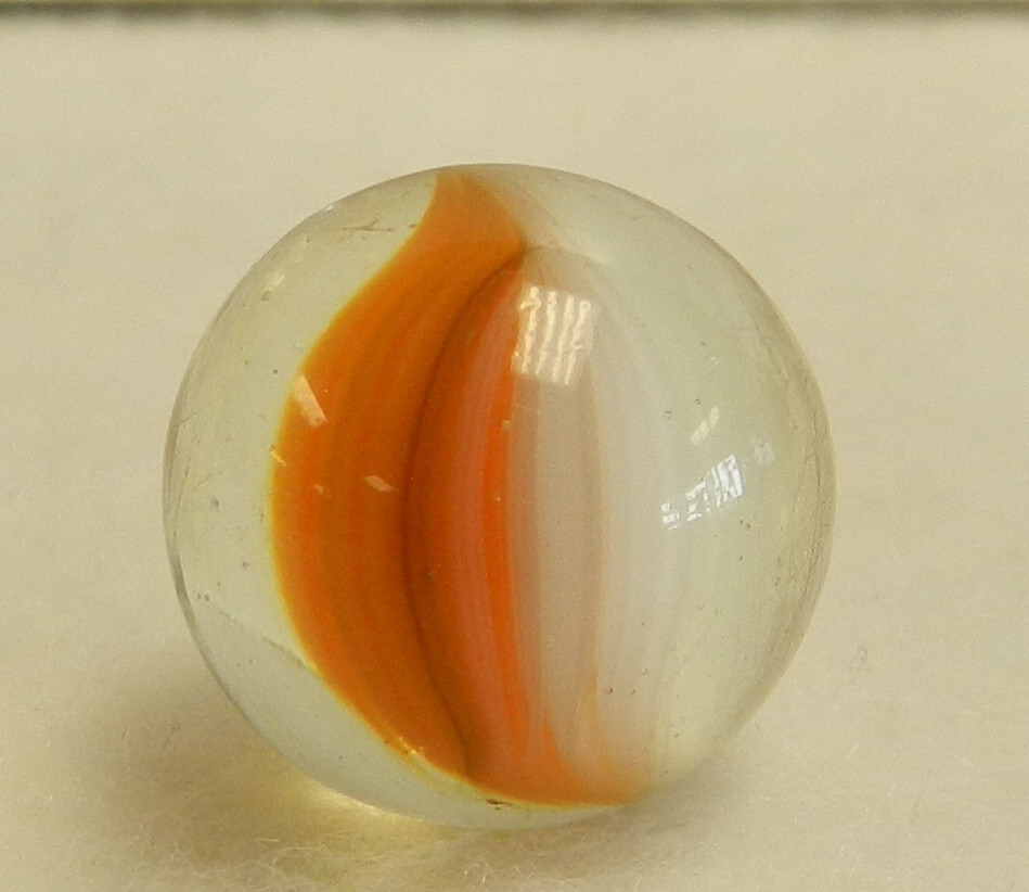 #19302m Vintage Master Marble Master Glass Marble .64 Inches Mint Minus