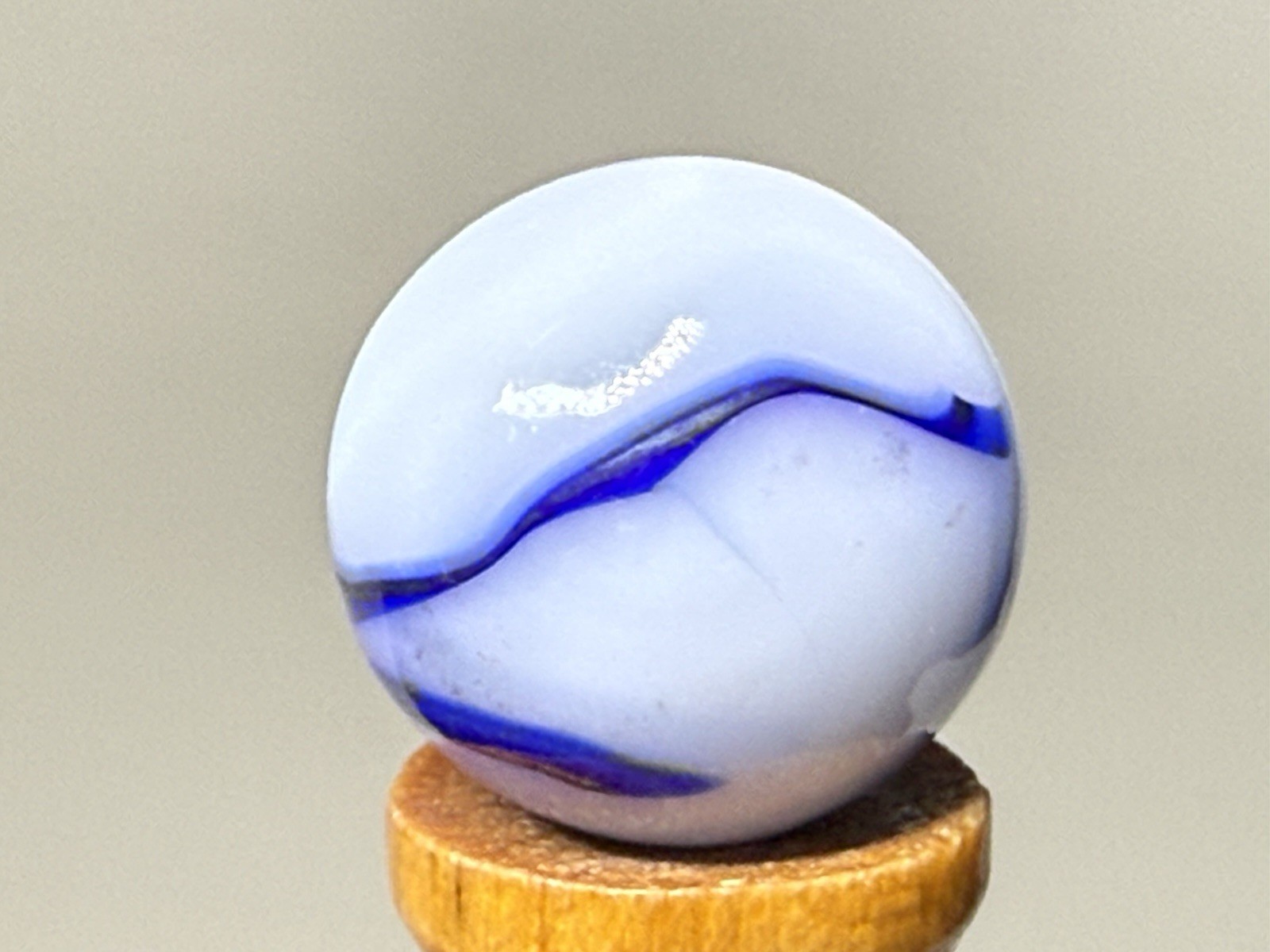 Alley Agate Co Metallic Swirl Marble .52” NM(+)
