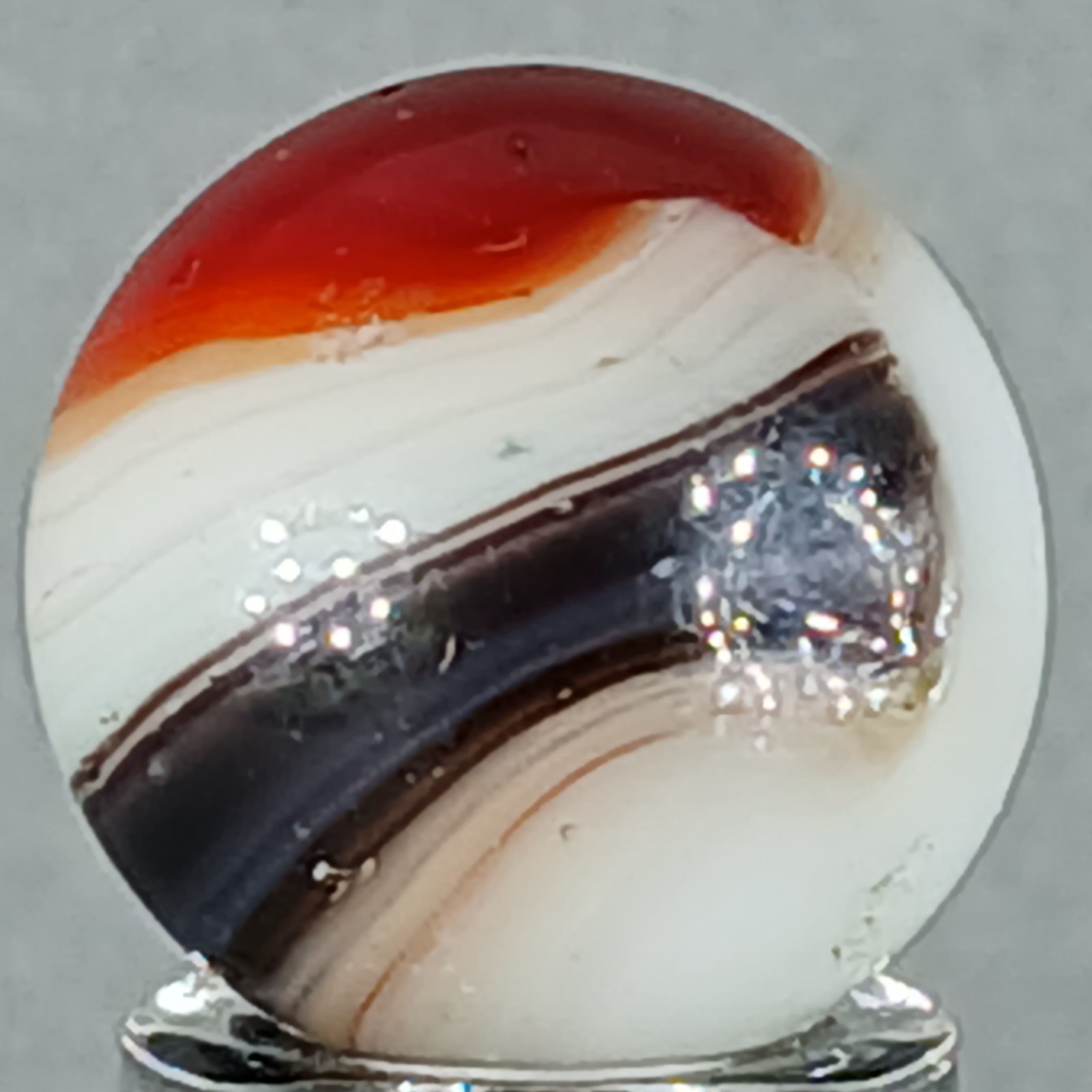 Vintage Vitro Tri-Lite Marble .62 Inches Near-Mint Condition Combined Shipping
