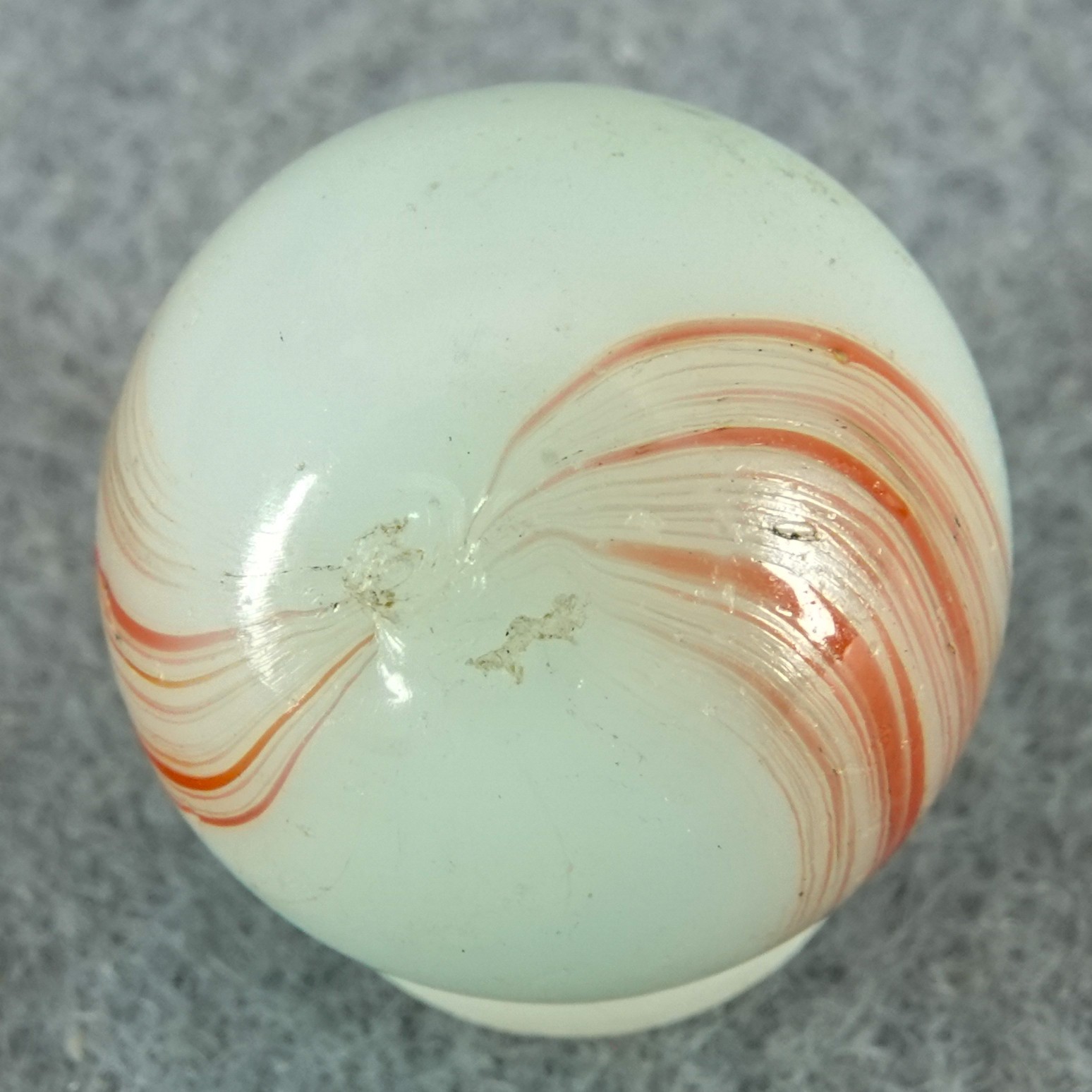OTHER HANDMADE, Banded Opaque. 23/32″. Mint (9.7). (B1106)