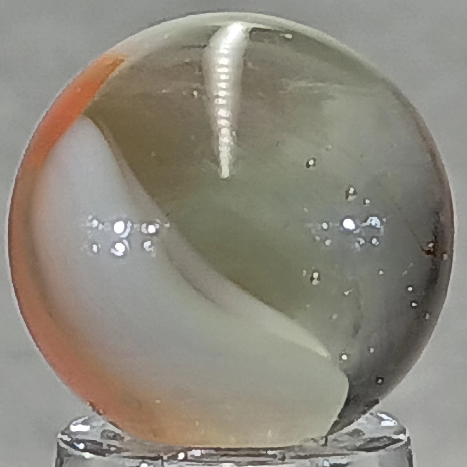Vintage Vitro Conqueror Marble .61 Inches Near-Mint Condition Combined Shipping