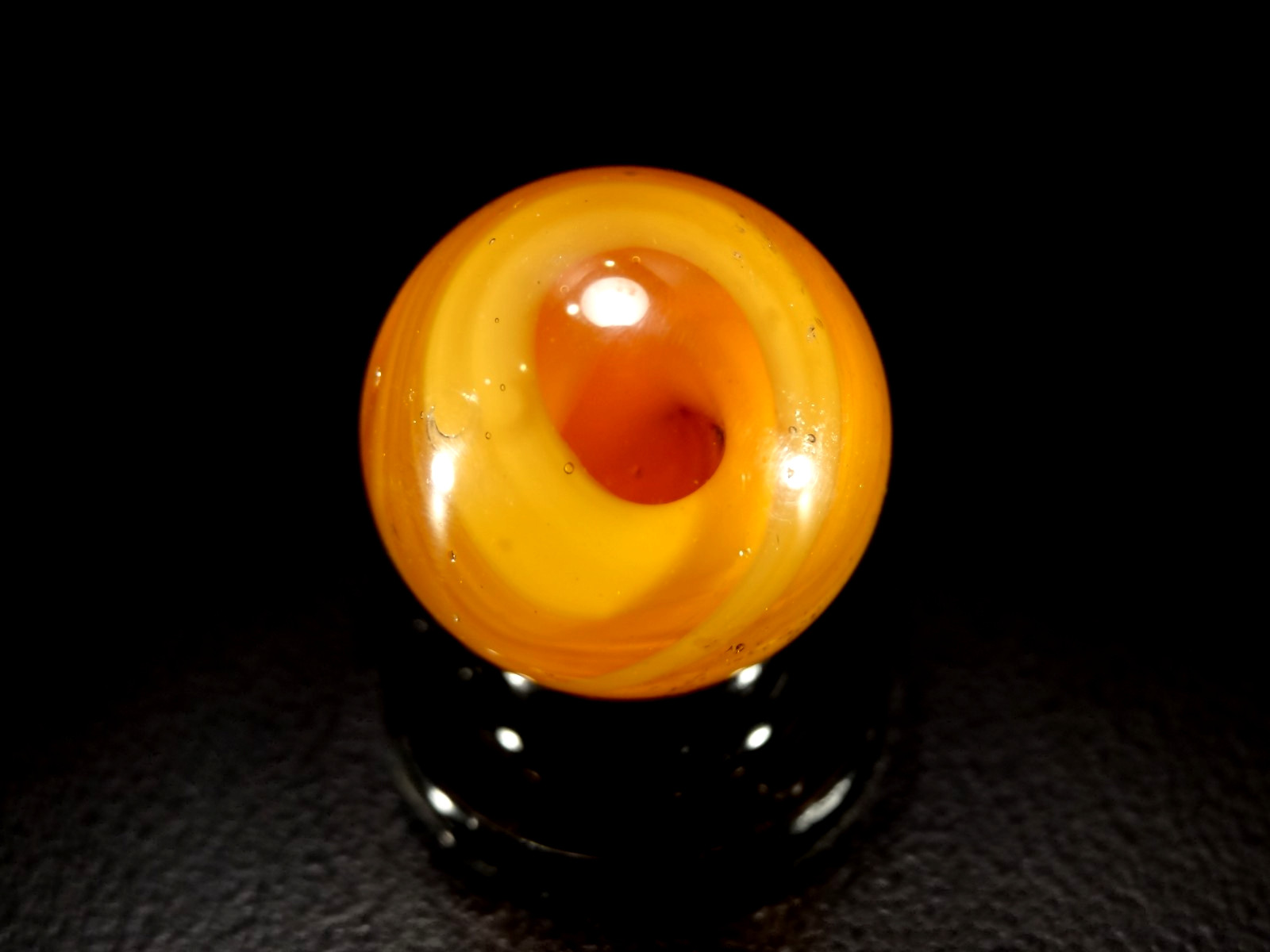 MF Christensen AMBER Sweeping 9 PATTERN Hand gathered