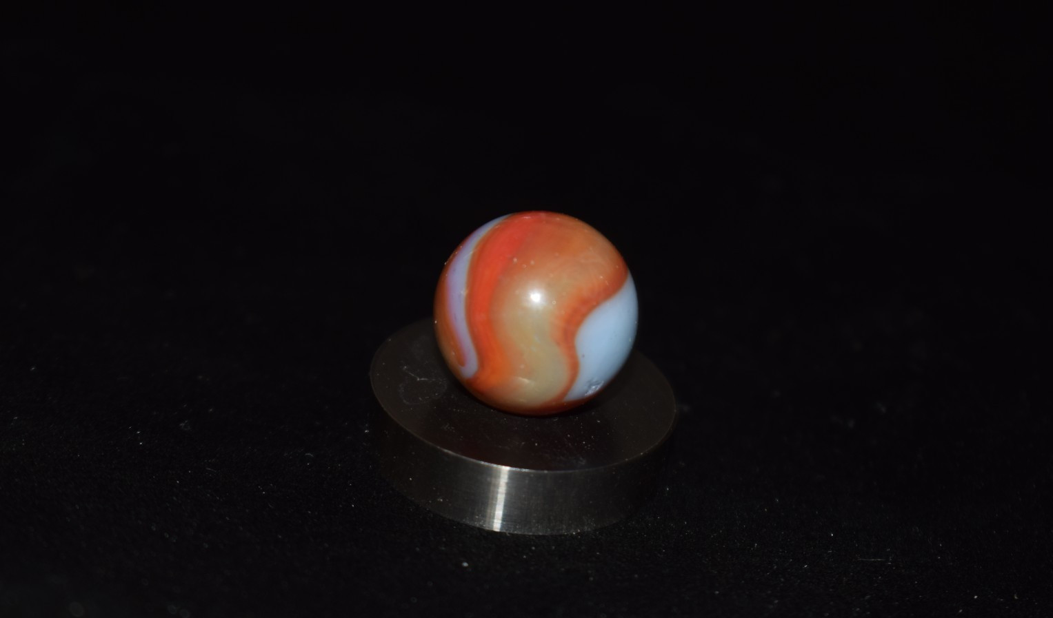 👽➖⏩Vintage NRL Peltier Rainbo Burnt🔴🕷🔵Spiderman collectors Marble .656″ NM