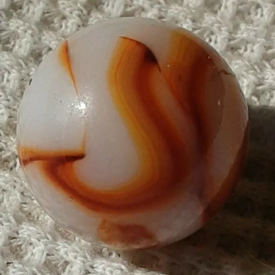 11/16″ Alley Agate Flame Swirl 🔥 In NM+ Condition Check Photos 📷