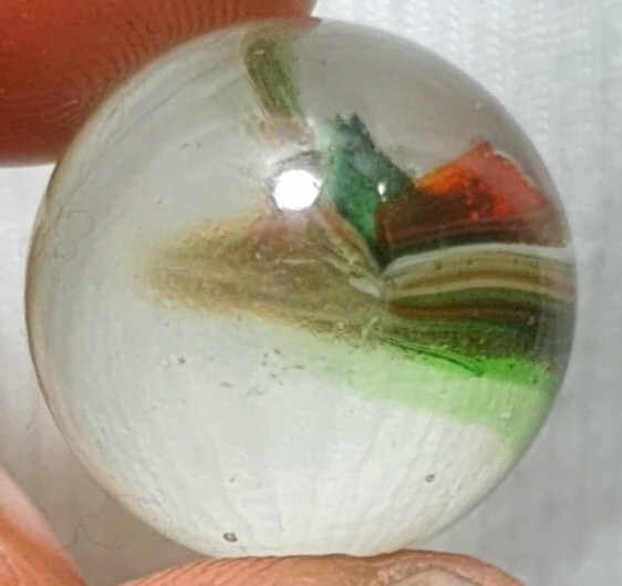 3/4″ Killer European Sparkler Bombarded Aventurine 1950/1960 Vintage Marbles MM