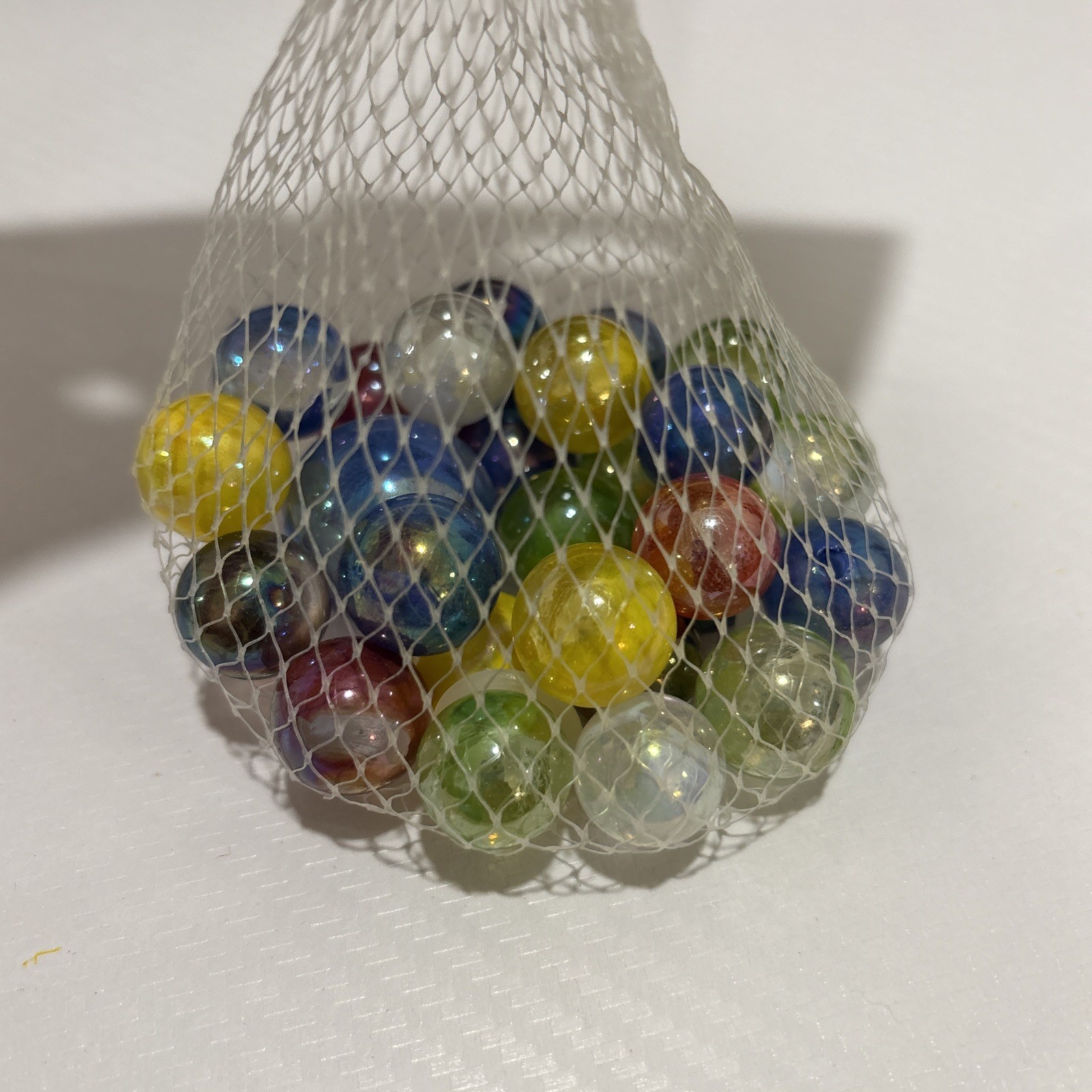 “GUMBALLS” VACOR MEGA MARBLES Vintage 1990s Net Bag 24 16mm/1 25mm Shooter