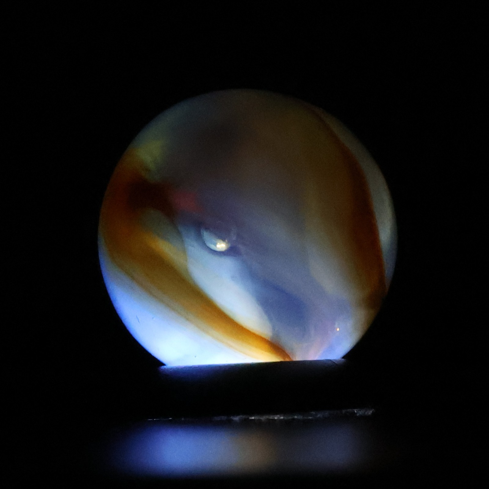5/8″ Alley Agate Ghost Marble NM+