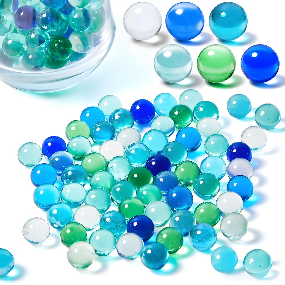 12 or 16 Coloured Glass Marbles Traditional Vintage Classic Kids Toys Games 35mm