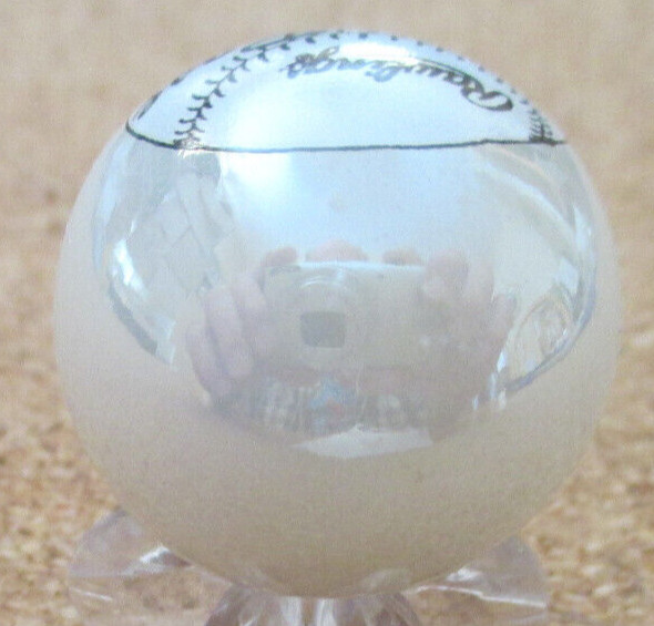 MLB: Pete Rose 4256 Hits Logo on a Pearl Jabo Marble #165 1.010″ = 25.66mm