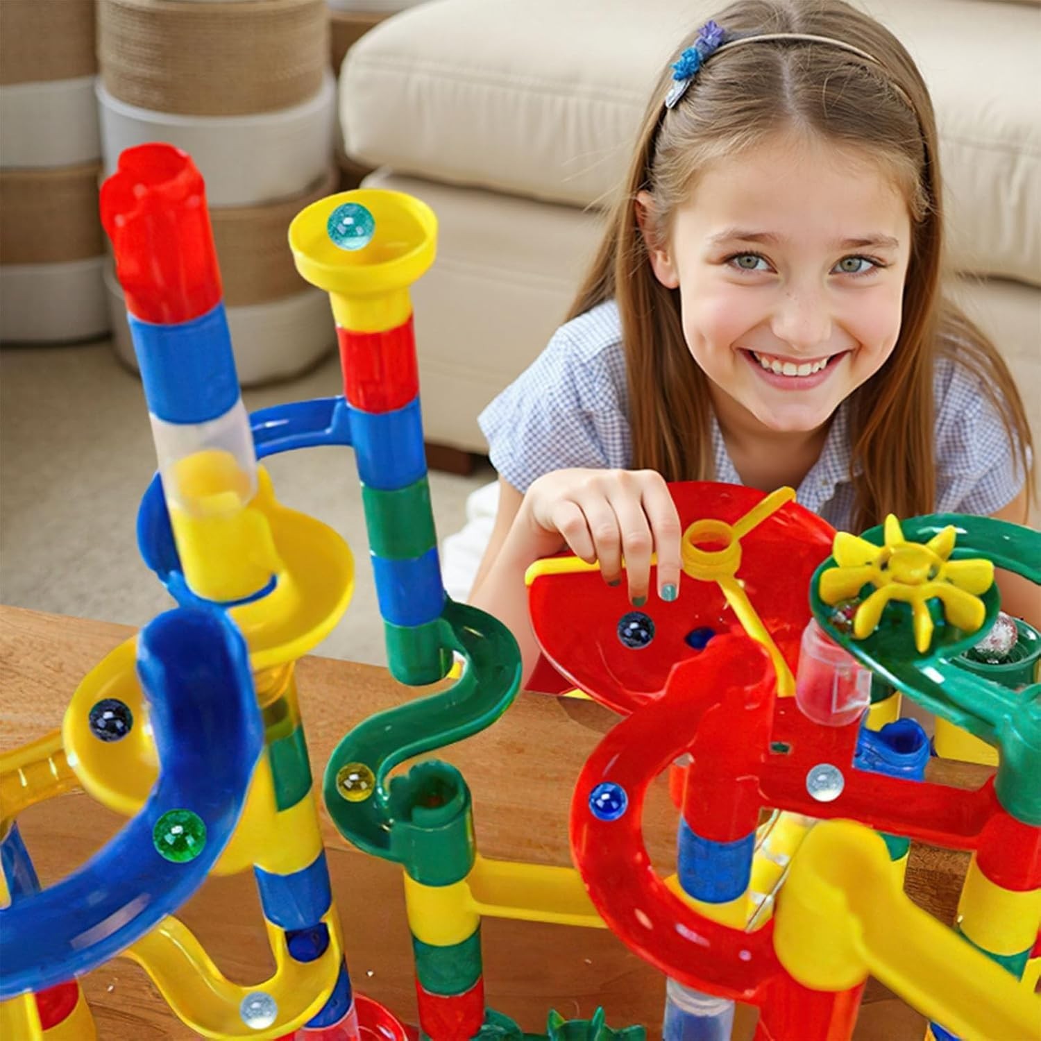 Exciting 50 Piece Glass Marbles & Whistle Set – Perfect Gift for Young Players