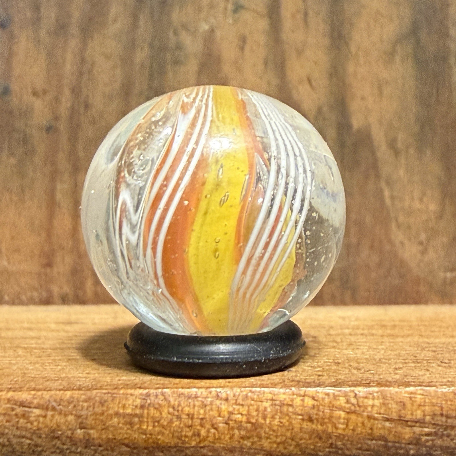 Antique German Handmade Solid Core Marble 9/16” Near Mint(+) | 281