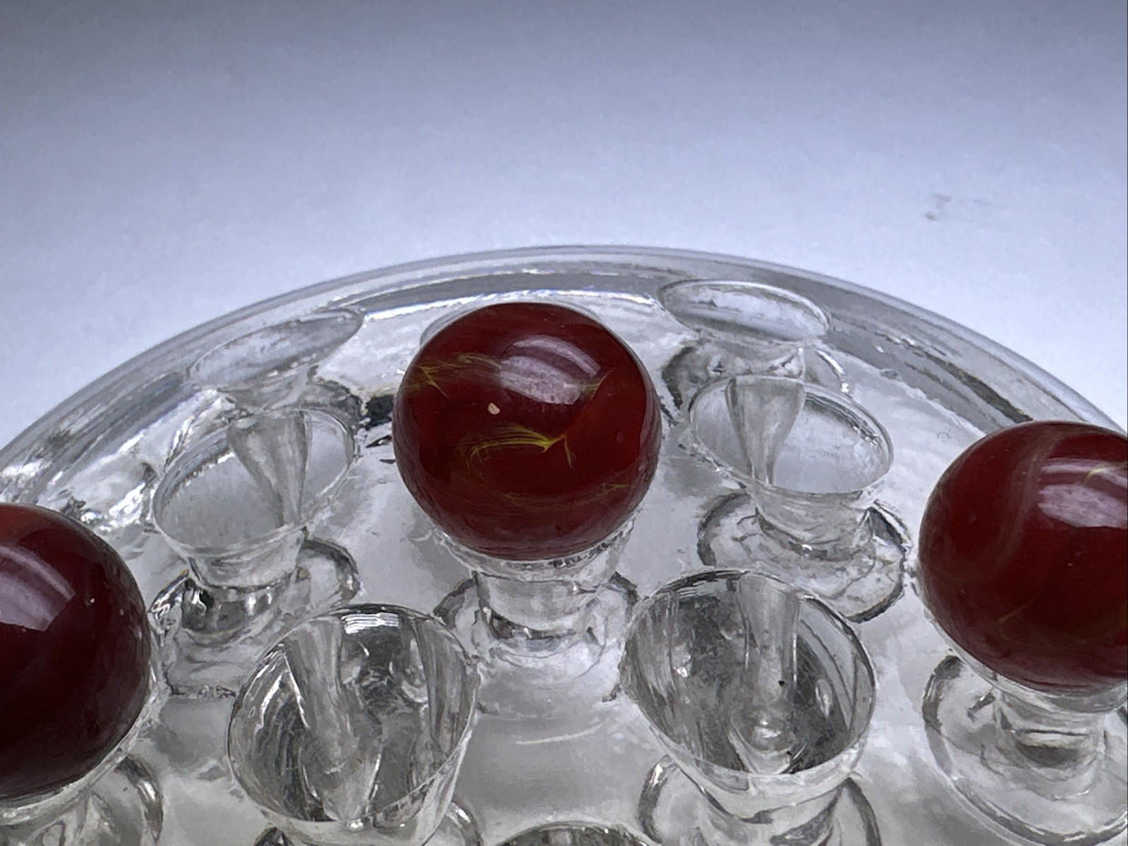 193 Lot Of 3 Champion Furnace Swirl Marbles! Mint Condition