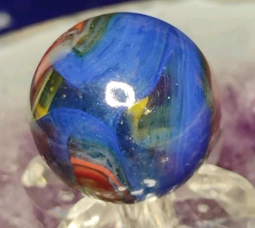 .73″ JABO/D.A.S. MARBLES💥GREEN AV. SWIRL TOYS NM+