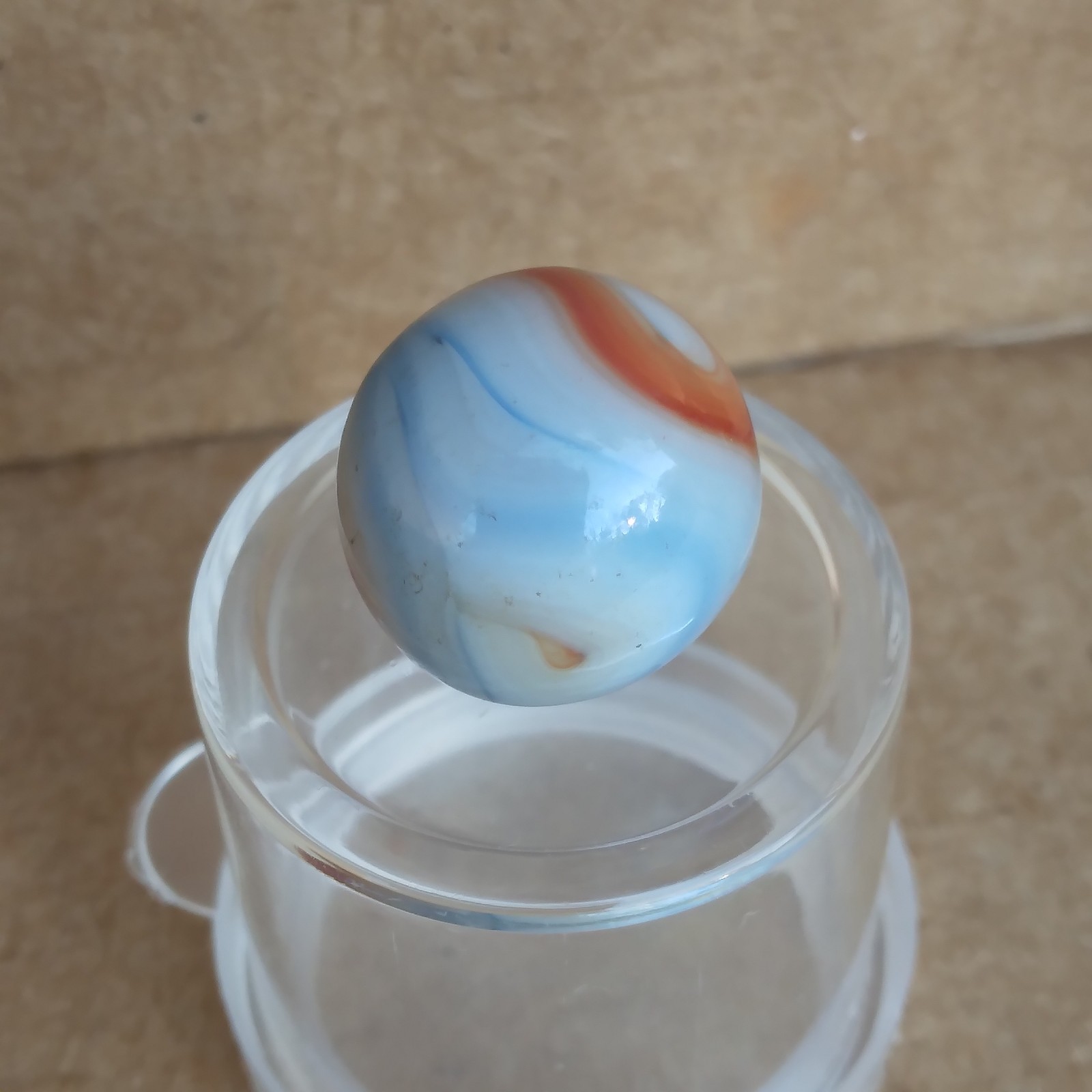 .58″ Vintage Marble- Red White Blue Liberty- Alley Ravenswood Heaton Champion