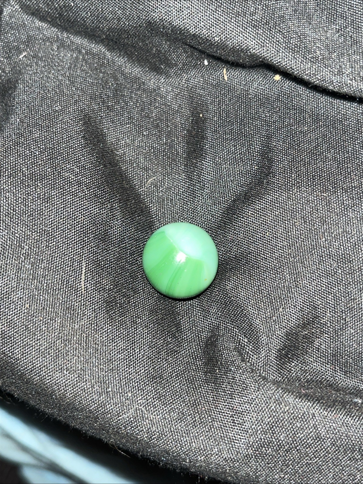 RARE Vintage Akro Agate Peltier Pearlized Peerless Patch Marble HARD TO FIND