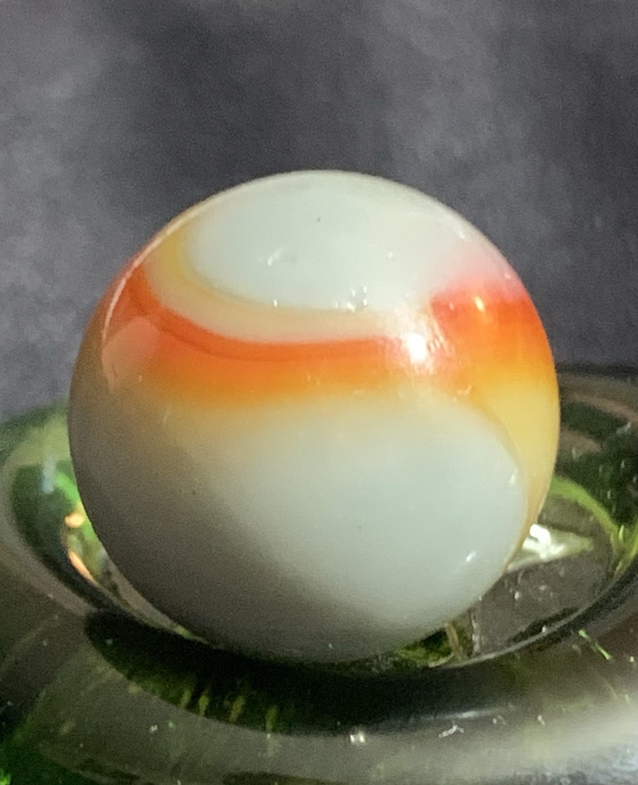 Peltier Akro Agate CAC Swirl Patch Marble Glass Co. Excellent COND.