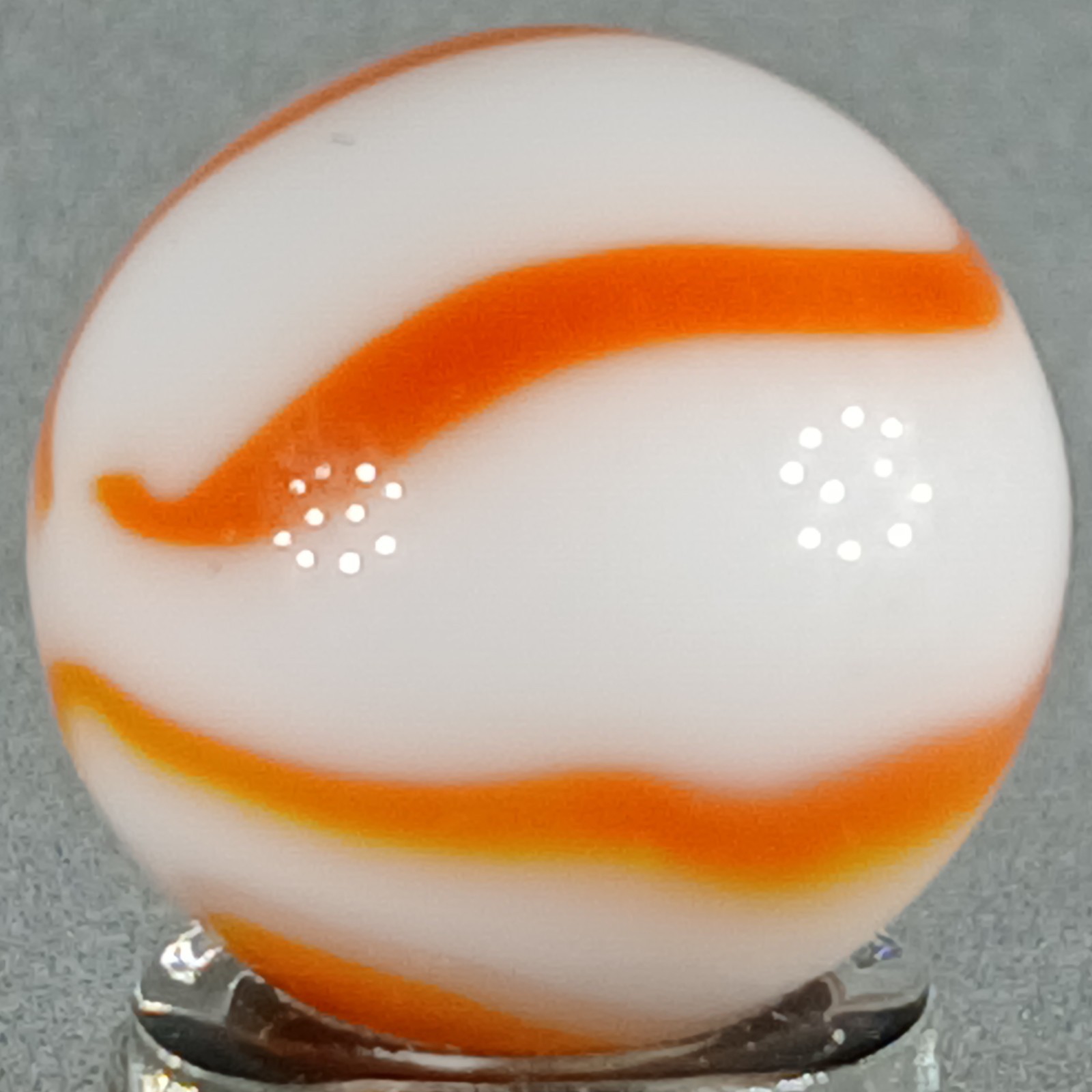 Vintage Marble King Candy Stripe .59 Inches Near-Mint Condition