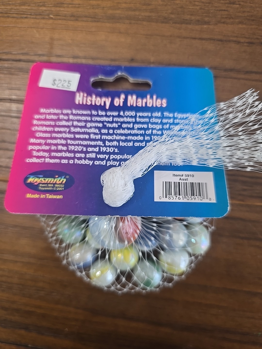 Glass Marbles Lot 3 Bags With Nets 225 Pieces