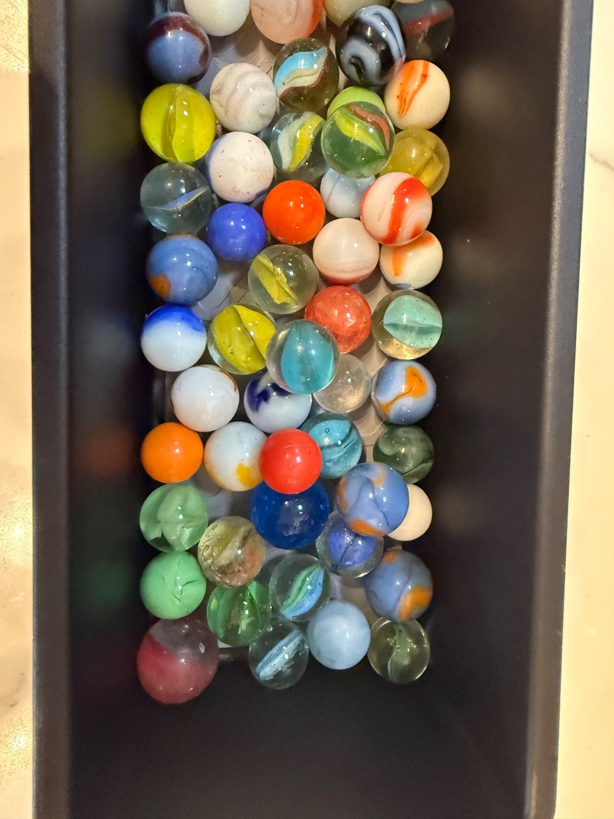 Antique-Vintage + mixed marble lot 100 marbles Great Collection Antique