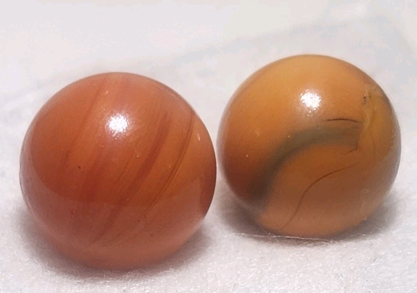 2 – Imported Asian Imperial .60″-.62″ Vintage Marbles