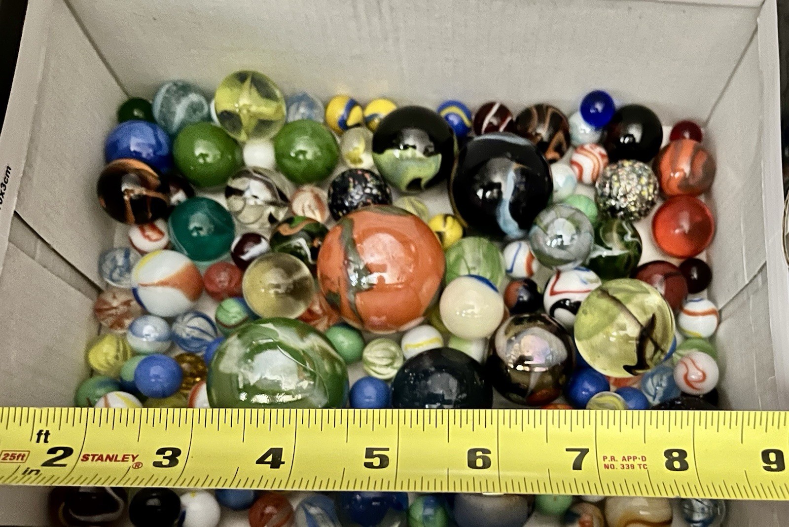 Vintage Marble Lot Just Under Four Pounds Fast Shipping