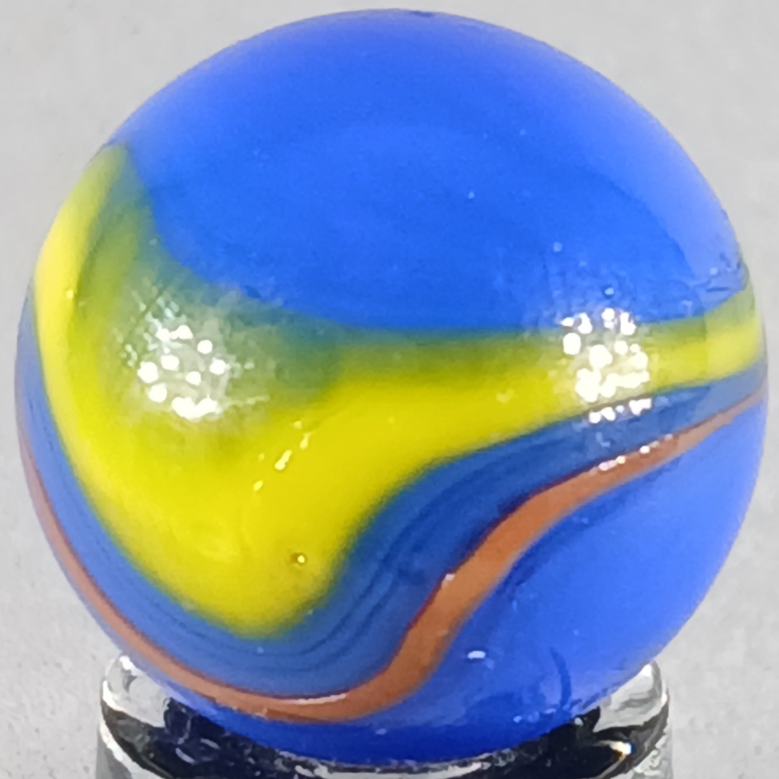 Vintage Imported Patch And Ribbon Marble .61 Inches Near-Mint Condition