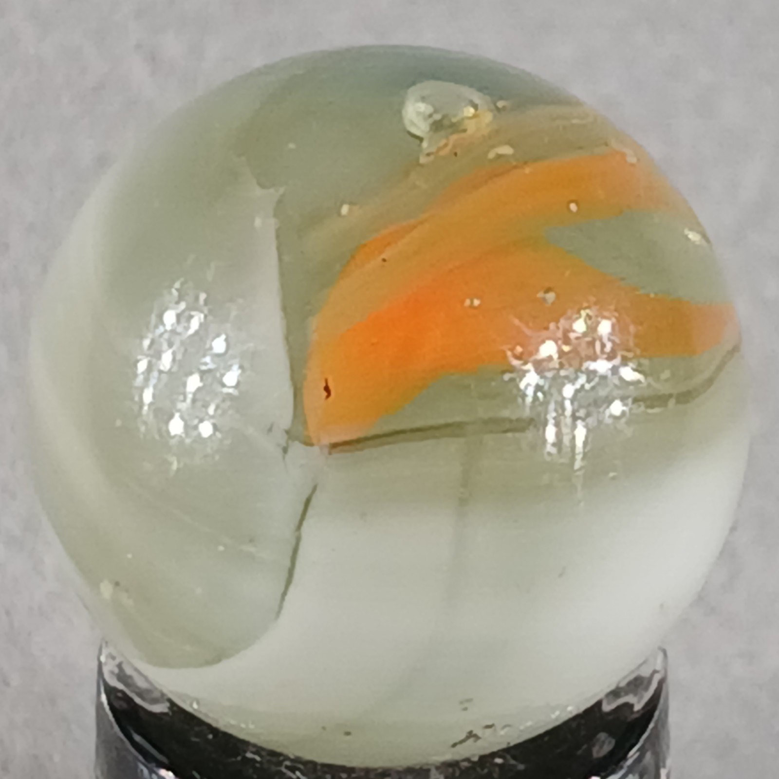 Vintage Vitro Conqueror Marble .61 Inches Near-Mint Condition Combined Shipping