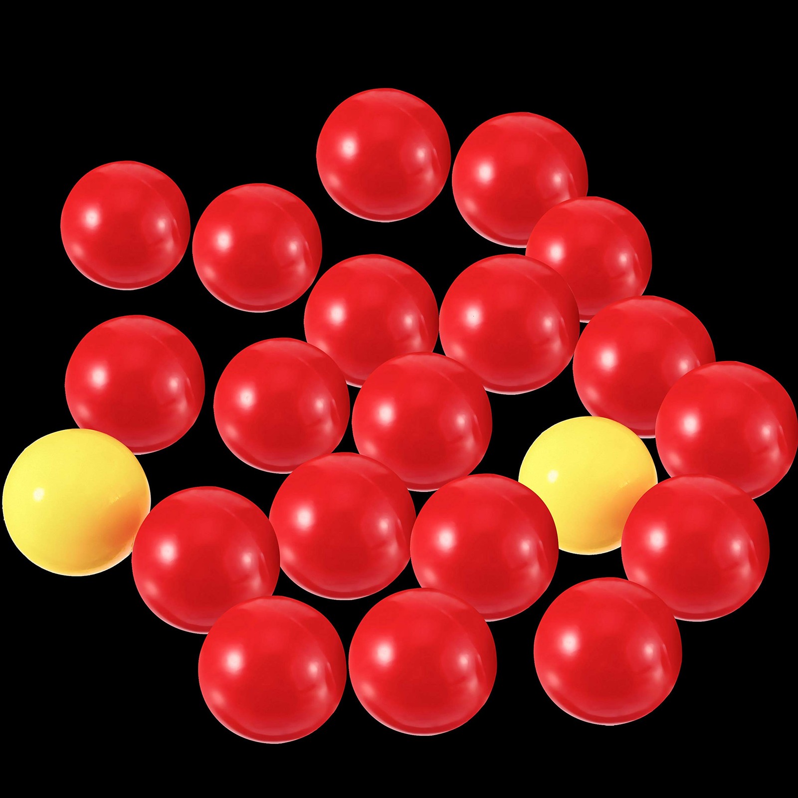 Gejoy 42 Pieces Game Replacement Marbles 2 Sets Balls Red