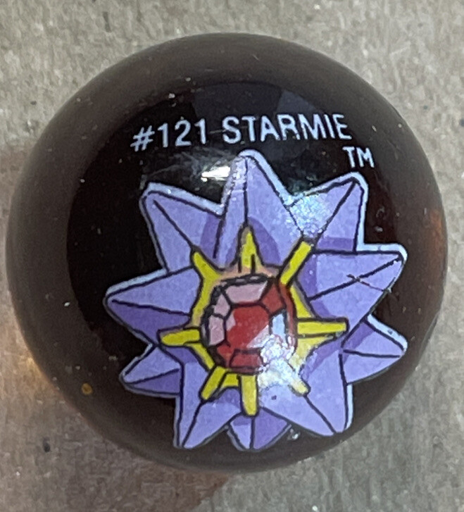 POKEMON STARMIE MARBLE #121 Orange Limited Edition Original